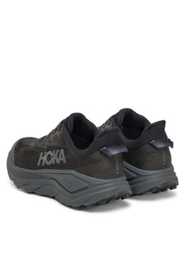 HOKA - Hoka Buty do biegania Challenger 8 1168716 Czarny. Kolor: czarny. Materiał: materiał