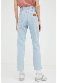 Wrangler jeansy Walker damskie kolor niebieski. Stan: podwyższony. Kolor: niebieski #3