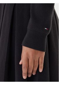Tommy Jeans Sukienka dzianinowa Script DW0DW22464 Czarny Regular Fit. Kolor: czarny. Materiał: bawełna #2