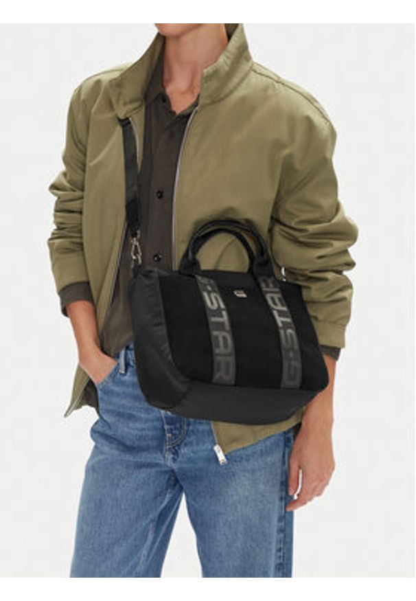G-Star RAW - G-Star Raw Torebka CEO-JANIS-XC8191 Czarny. Kolor: czarny. Materiał: materiał