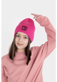 Broel czapka dziecięca Cher kolor różowy. Kolor: różowy