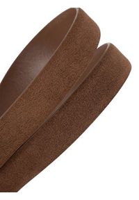 Gino Rossi Pasek Damski BLYL24004-1-S Brązowy. Kolor: brązowy. Materiał: zamsz, skóra