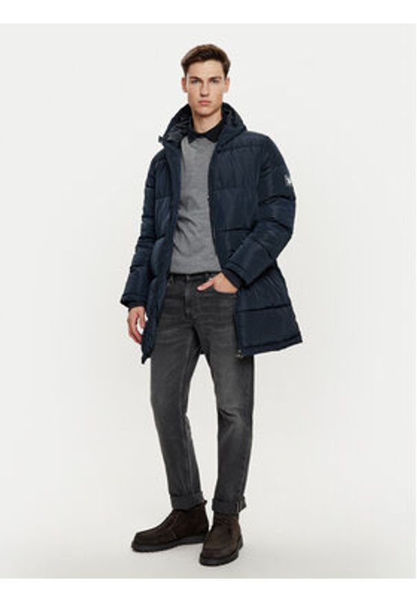 U.S. Polo Assn. Kurtka zimowa MUP3712 Granatowy Regular Fit. Typ kołnierza: polo. Kolor: niebieski. Materiał: syntetyk. Sezon: zima