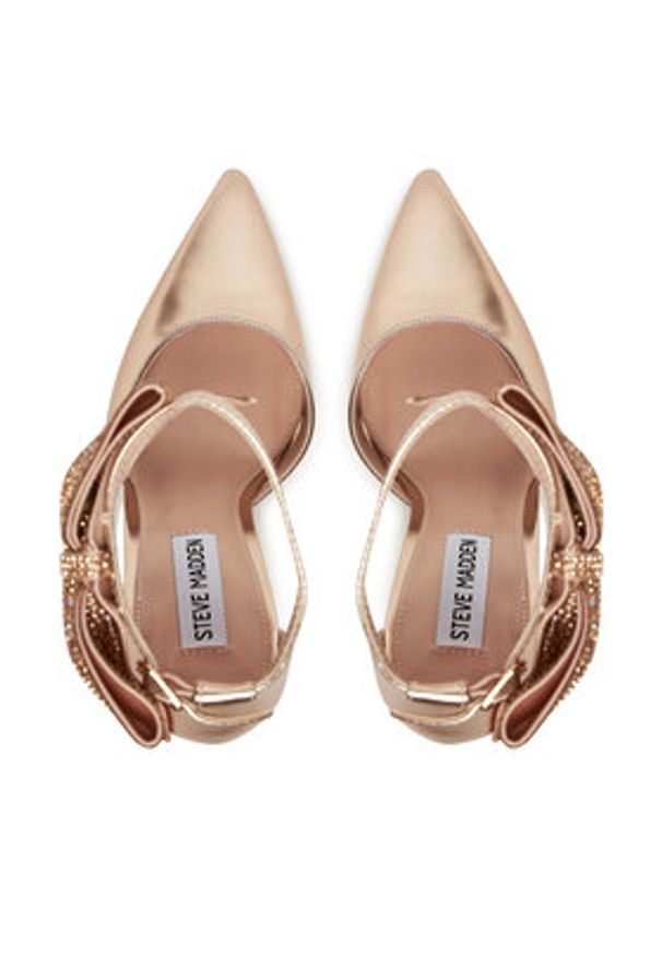 Steve Madden Szpilki Deville SM11003196 Złoty. Kolor: złoty. Materiał: skóra. Obcas: na szpilce