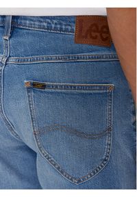 Lee Szorty jeansowe 5 Pocket 112349235 Niebieski Regular Fit. Kolor: niebieski. Materiał: bawełna