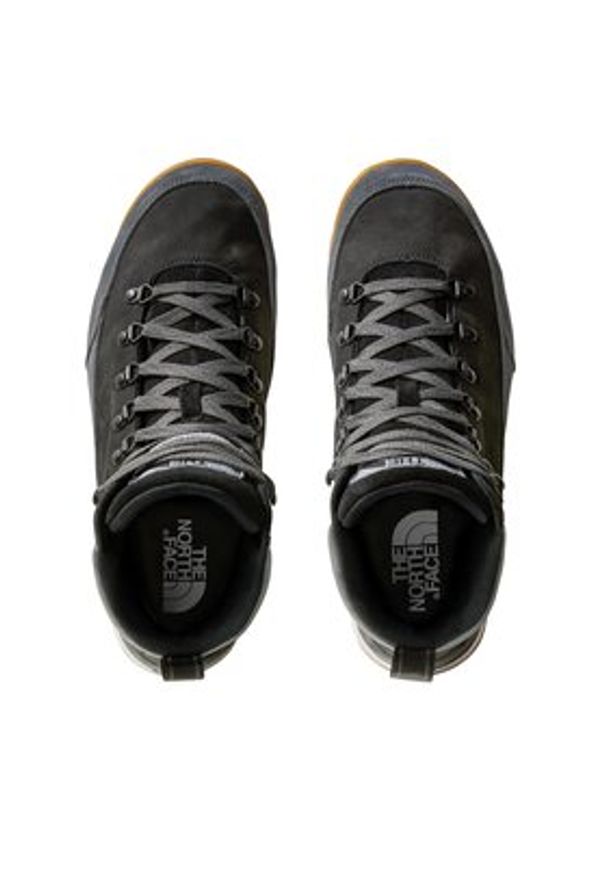 The North Face Trekkingi M Back-To-Berkeley Iv Leather WpNF0A817QKT01 Czarny. Kolor: czarny. Materiał: skóra. Sport: turystyka piesza