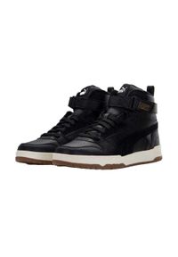 Puma - Kobiety/Panie RBD Game WTR Ekologiczne Skórzane Buty Treningowe. Kolor: czarny. Styl: sportowy
