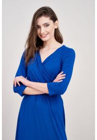 Marie Zélie - Sukienka Rita kobaltowa. Kolor: niebieski #2
