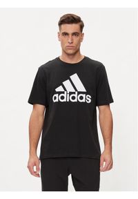 Adidas - adidas T-Shirt Essentials Single Jersey Big Logo T-Shirt IC9347 Czarny Regular Fit. Kolor: czarny. Materiał: bawełna