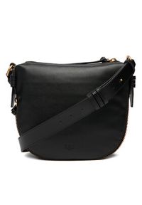 Pinko - PINKO Torebka Hobo Zip Around Mini Ai 25-26 PLTT 105332 A0QO Czarny. Kolor: czarny. Materiał: skórzane #4