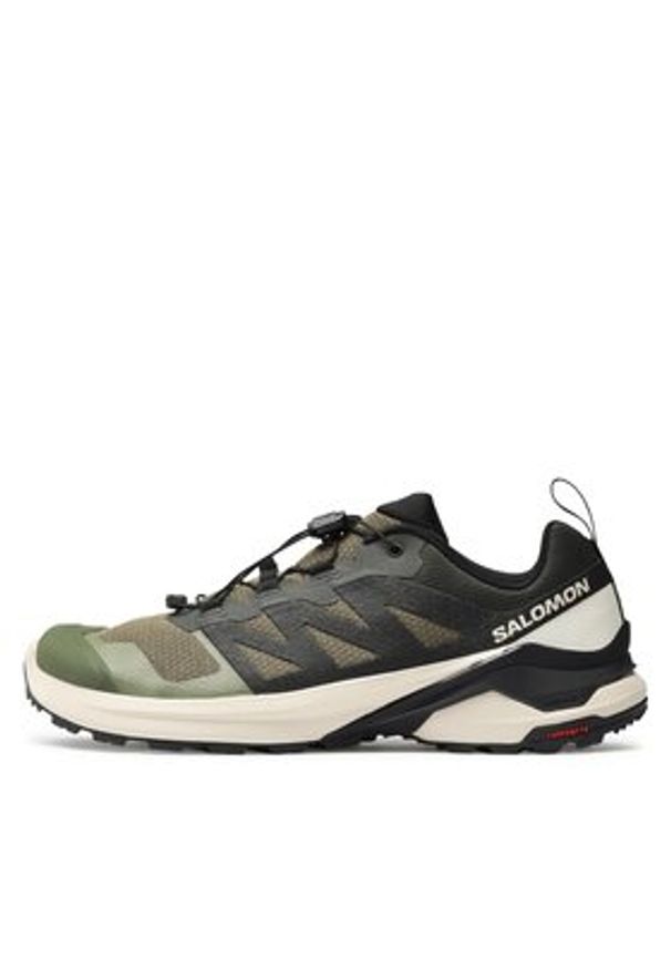 salomon - Salomon Buty do biegania X-Adventure L47320900 Zielony. Kolor: zielony. Materiał: materiał