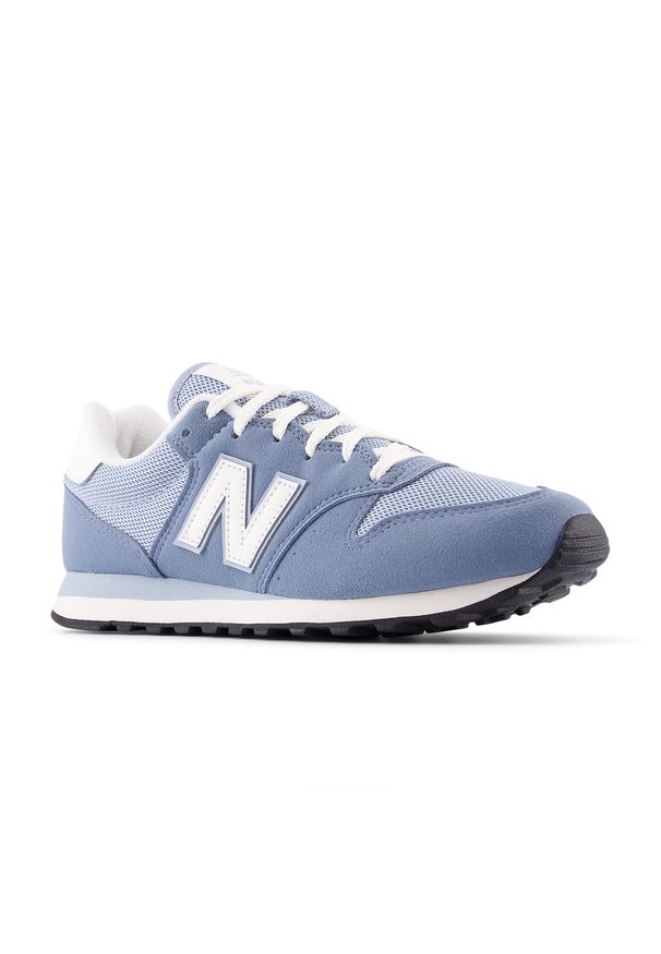 Buty damskie New Balance GW500BLS - niebieskie. Okazja: na co dzień. Kolor: niebieski. Materiał: zamsz, guma. Szerokość cholewki: normalna