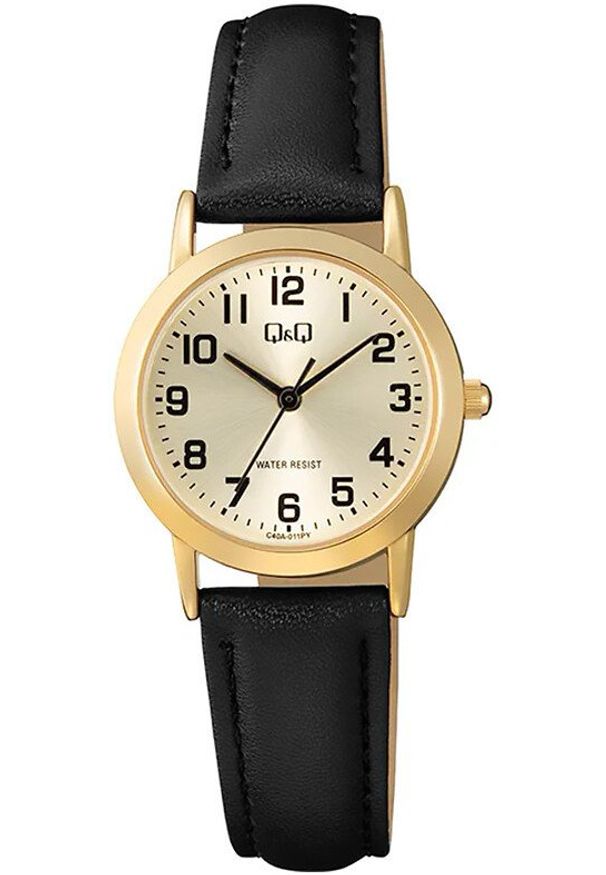 Zegarek damski QQ C40A-011P czarny. Kolor: czarny