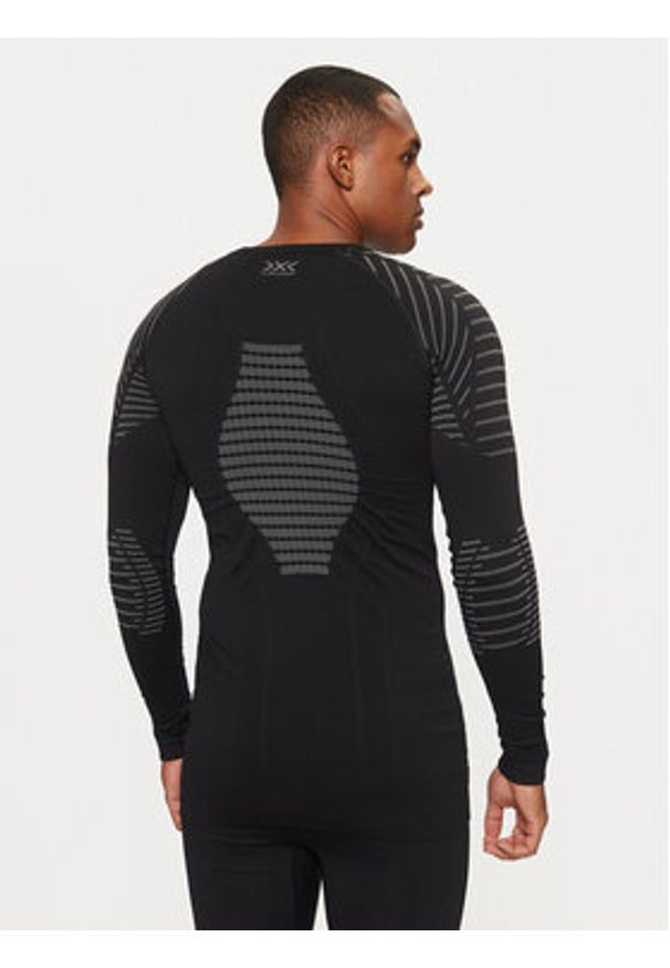 X-Bionic Bielizna termoaktywna górna 4.0 Long INWT06W19M Czarny Slim Fit. Kolor: czarny. Materiał: syntetyk