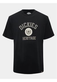 Dickies T-Shirt Oxford DK0A4YFL Czarny Regular Fit. Kolor: czarny. Materiał: bawełna