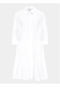 Fabiana Filippi Sukienka koszulowa ABD273W188 Biały Regular Fit. Kolor: biały. Materiał: bawełna. Typ sukienki: koszulowe #2