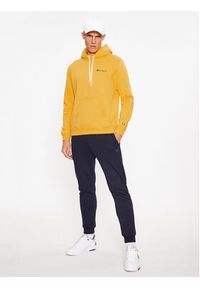 Champion Bluza Hooded Sweatshirt 219208 Żółty Comfort Fit. Kolor: żółty. Materiał: syntetyk