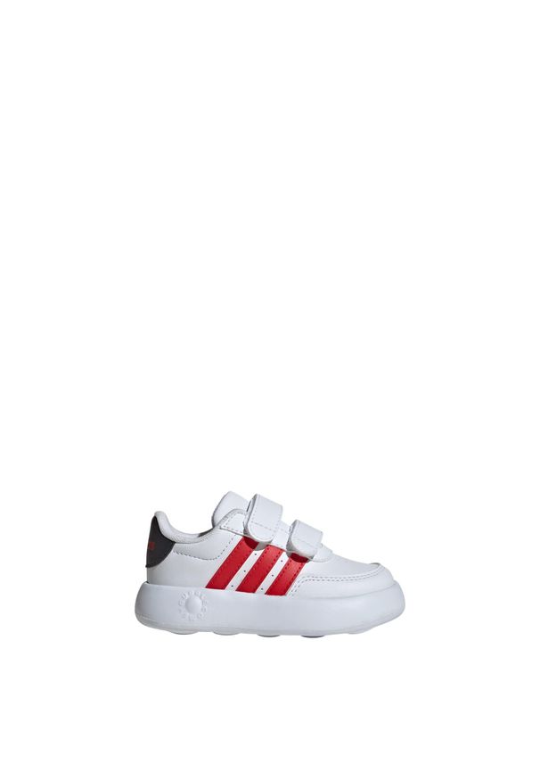 Adidas - Buty Breaknet 2.0 Kids. Okazja: na co dzień. Kolor: czerwony, biały, szary, wielokolorowy. Materiał: materiał
