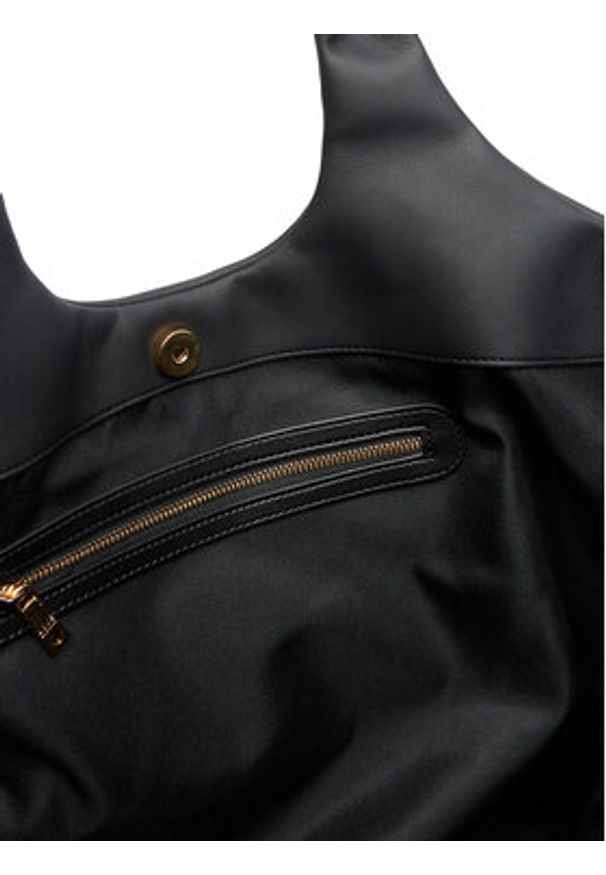 Love Moschino - LOVE MOSCHINO Torebka JC4396PP0NKD000A Czarny. Kolor: czarny. Materiał: skórzane