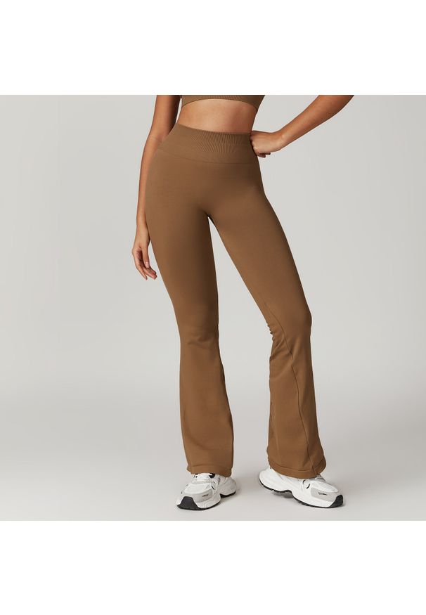 Intica - Legginsy sportowe push-up z wysokim stanem do treningu Chrysi. Stan: podwyższony. Materiał: materiał. Sport: fitness