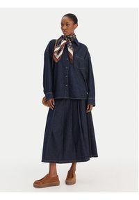 Weekend Max Mara Koszula jeansowa Foggia 2615111011 Granatowy Relaxed Fit. Kolor: niebieski. Materiał: bawełna #3