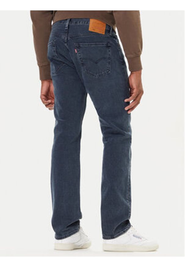 Levi's® Jeansy 501® 00501-3473 Granatowy Straight Fit. Kolor: niebieski