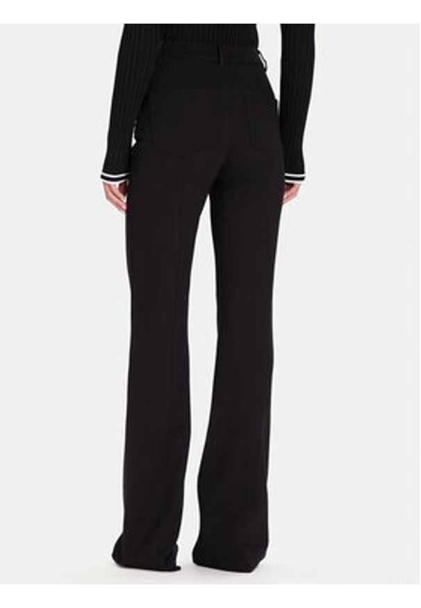 Guess Spodnie materiałowe W5BB16 KCMU2 Czarny Flare Fit. Kolor: czarny. Materiał: syntetyk