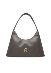 Furla Torebka Diamante WB00782 AX0733 BG 4283S 1007 Szary. Kolor: szary. Materiał: skórzane