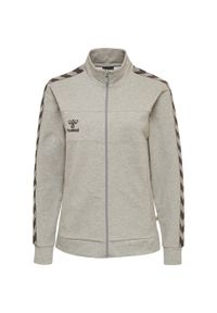 Bluza damska Hummel zip Lmove Classic. Kolor: szary. Sezon: zima. Sport: fitness