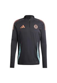 Adidas - Bluza FC Bayern Tiro 24 Training. Kolor: czarny. Materiał: materiał. Sport: piłka nożna