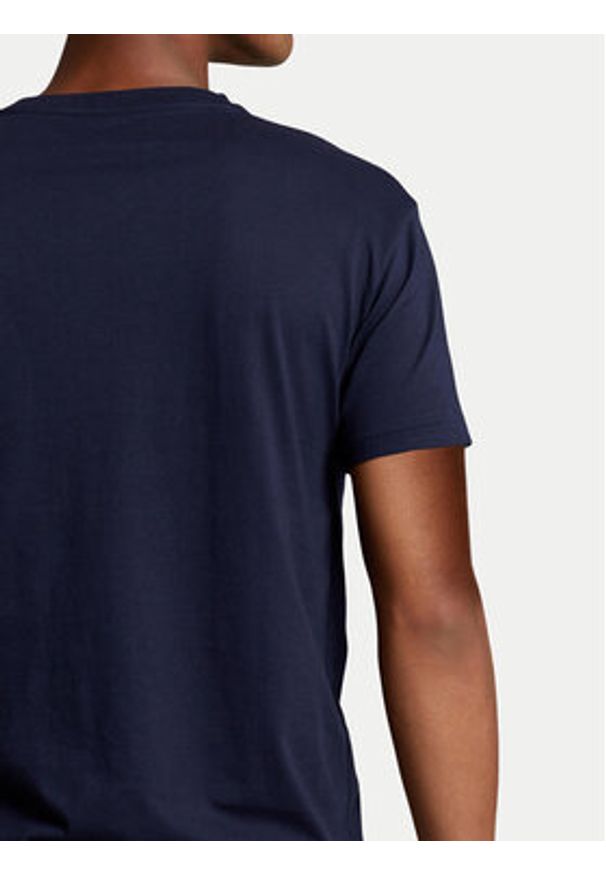 Polo Ralph Lauren T-Shirt 710708261 Granatowy Classic Fit. Typ kołnierza: polo. Kolor: niebieski. Materiał: bawełna