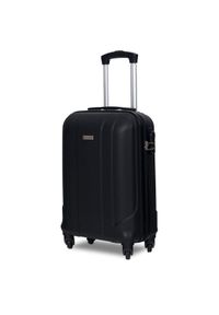 DAVID JONES - Walizka na kółkach David Jones BA-1057-3N czarna - duża 96,7l. Kolor: czarny. Materiał: guma, materiał. Styl: elegancki, klasyczny #1