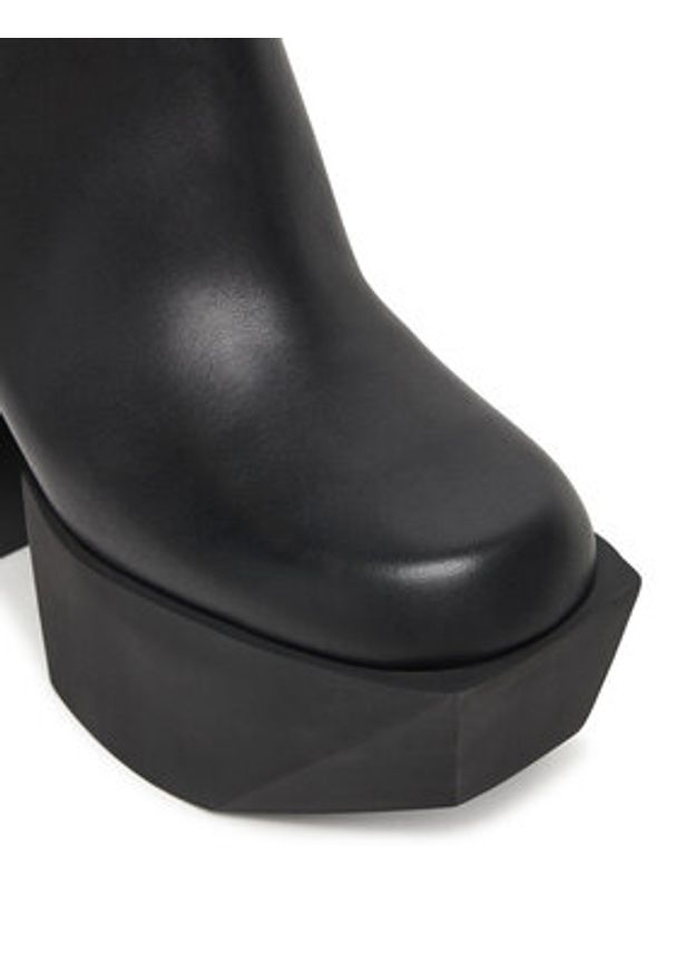 United Nude Botki Stage Boot 1075384927 Czarny. Kolor: czarny. Materiał: skóra