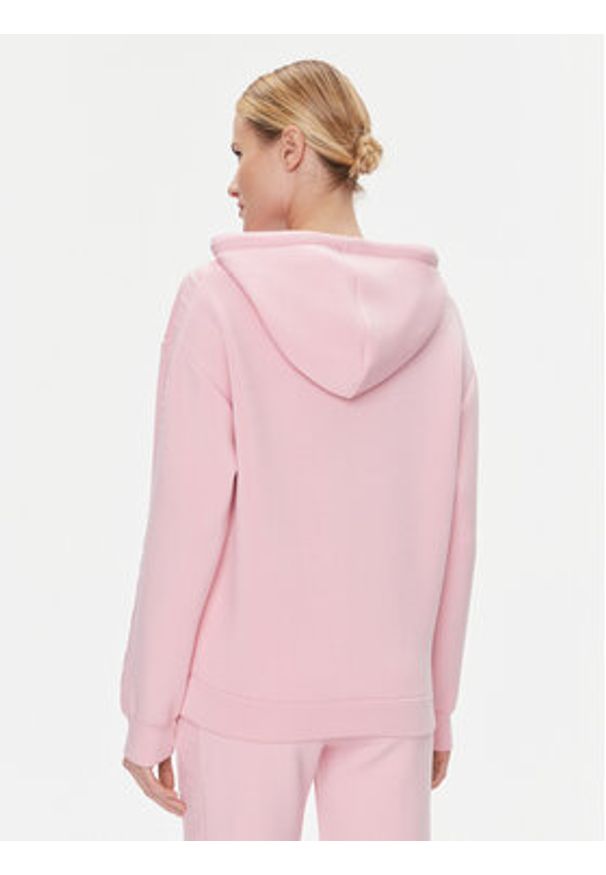 Guess Bluza Brenda V2YQ18 K7UW2 Różowy Relaxed Fit. Kolor: różowy. Materiał: wiskoza