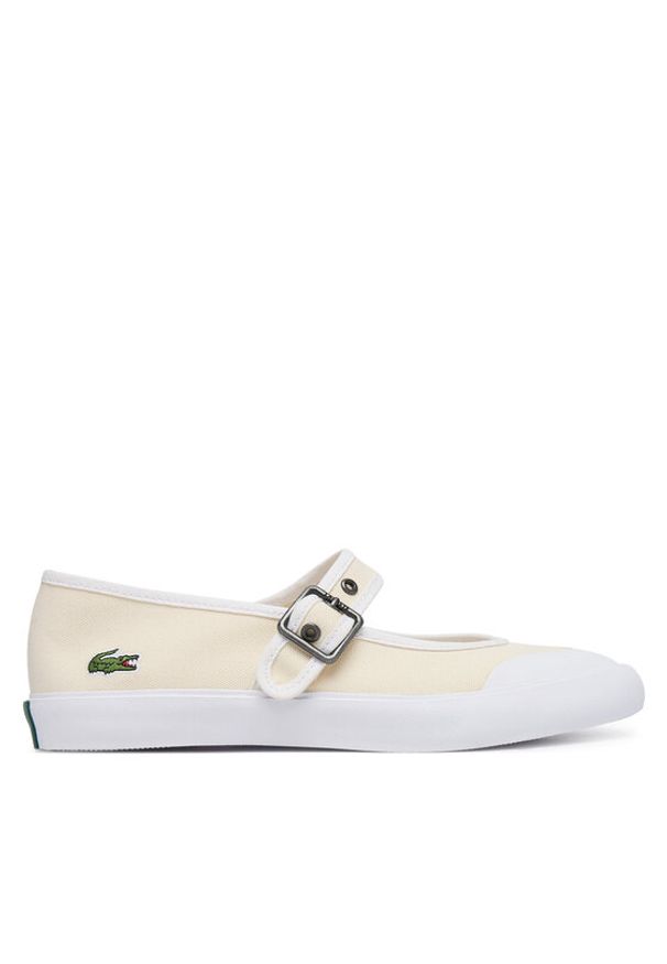 Lacoste Baleriny Mary-J 51SFA0134 Beżowy. Kolor: beżowy. Materiał: materiał