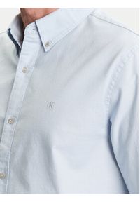Calvin Klein Jeans Koszula LV040EM125 Błękitny Regular Fit. Kolor: niebieski. Materiał: bawełna