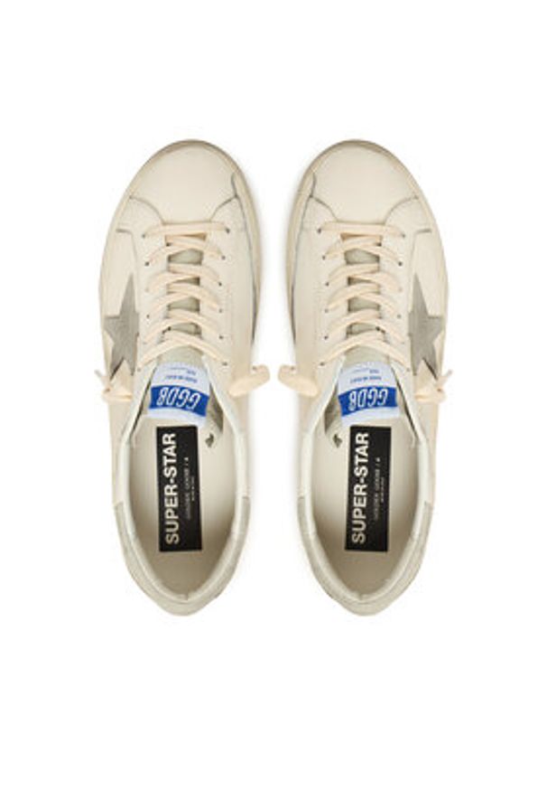 GOLDEN GOOSE - Golden Goose Sneakersy Super-Star Classic With Spur GMF00102.F005359.11166 Biały. Kolor: biały. Materiał: skóra