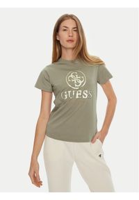 Guess T-Shirt V4BI00 I3Z14 Szary Regular Fit. Kolor: szary. Materiał: bawełna