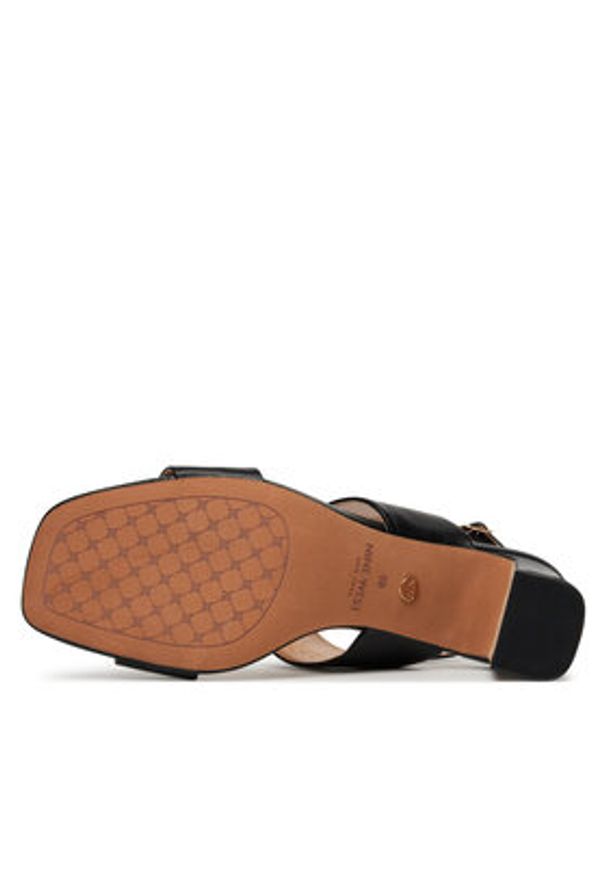 Nine West Sandały 2489-19 Czarny. Kolor: czarny. Materiał: materiał, syntetyk