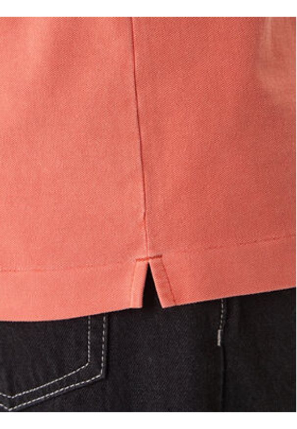 G-Star RAW - G-Star Raw Polo Dunda D11595-D756 Pomarańczowy Slim Fit. Typ kołnierza: polo. Kolor: pomarańczowy. Materiał: bawełna