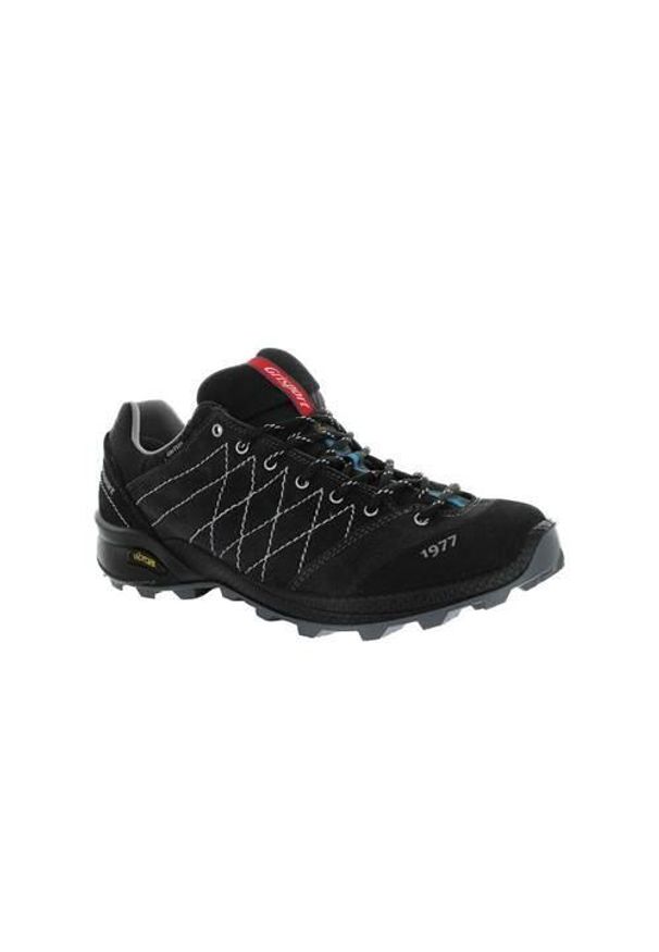Buty do chodzenia męskie Grisport 13133V3G. Zapięcie: sznurówki. Kolor: czarny. Materiał: materiał, syntetyk, skóra. Szerokość cholewki: normalna. Sport: turystyka piesza