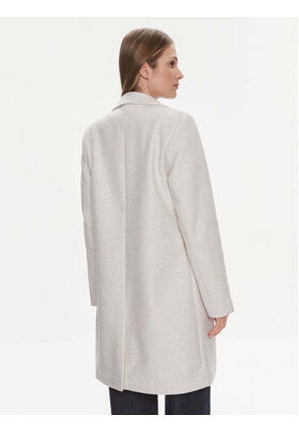 only - ONLY Płaszcz przejściowy Nancy 15292832 Biały Regular Fit. Kolor: biały. Materiał: syntetyk