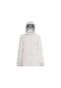 Parka dla kobiet Geox Spherica. Kolor: beżowy, szary, biały, wielokolorowy. Sezon: zima #1