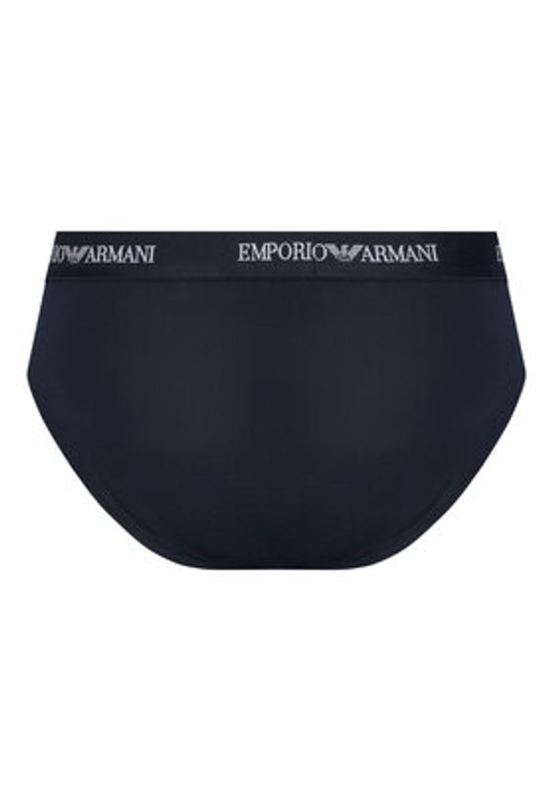 Emporio Armani Underwear Komplet 3 par slipów EM000258 AF14132 MB139 Granatowy. Kolor: niebieski. Materiał: bawełna