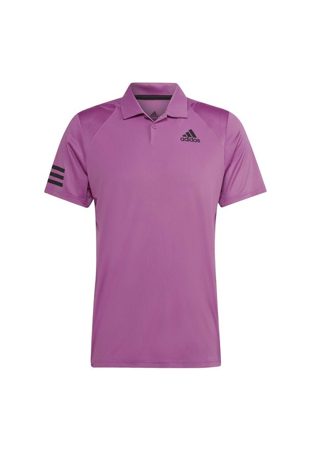 Adidas - Polo adidas Club. Typ kołnierza: polo. Kolor: różowy
