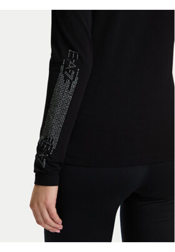 EA7 Emporio Armani Bluzka 7W000522 AF10373 UC001 Czarny Regular Fit. Kolor: czarny. Materiał: bawełna