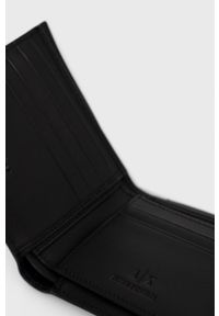 Armani Exchange Portfel skórzany 958435.CC845 męski kolor czarny. Kolor: czarny. Materiał: skóra. Wzór: gładki #2