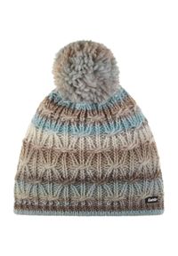 Czapka Eisbar Anka Pompon MÜ. Kolor: beżowy. Styl: sportowy #1