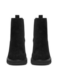 DeeZee Botki V2222-1 Czarny. Kolor: czarny. Materiał: materiał #2