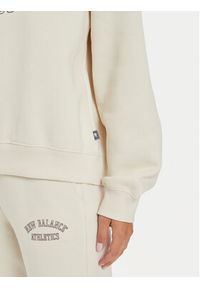 New Balance Bluza WT43516 Beżowy Relaxed Fit. Kolor: beżowy. Materiał: bawełna #3